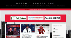Desktop Screenshot of detroitsportsrag.com