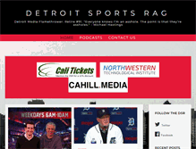 Tablet Screenshot of detroitsportsrag.com